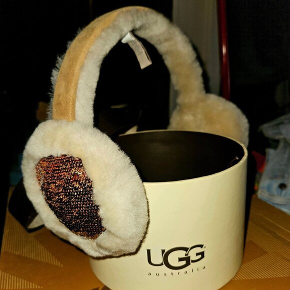 UGG Sheepskin Sequinned Dazzles Ear Muffs main image 5